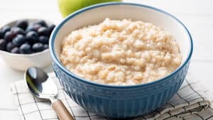 Photo of a protein porridge bowl