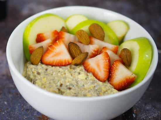 A bowl of Growli complete nutrition meal